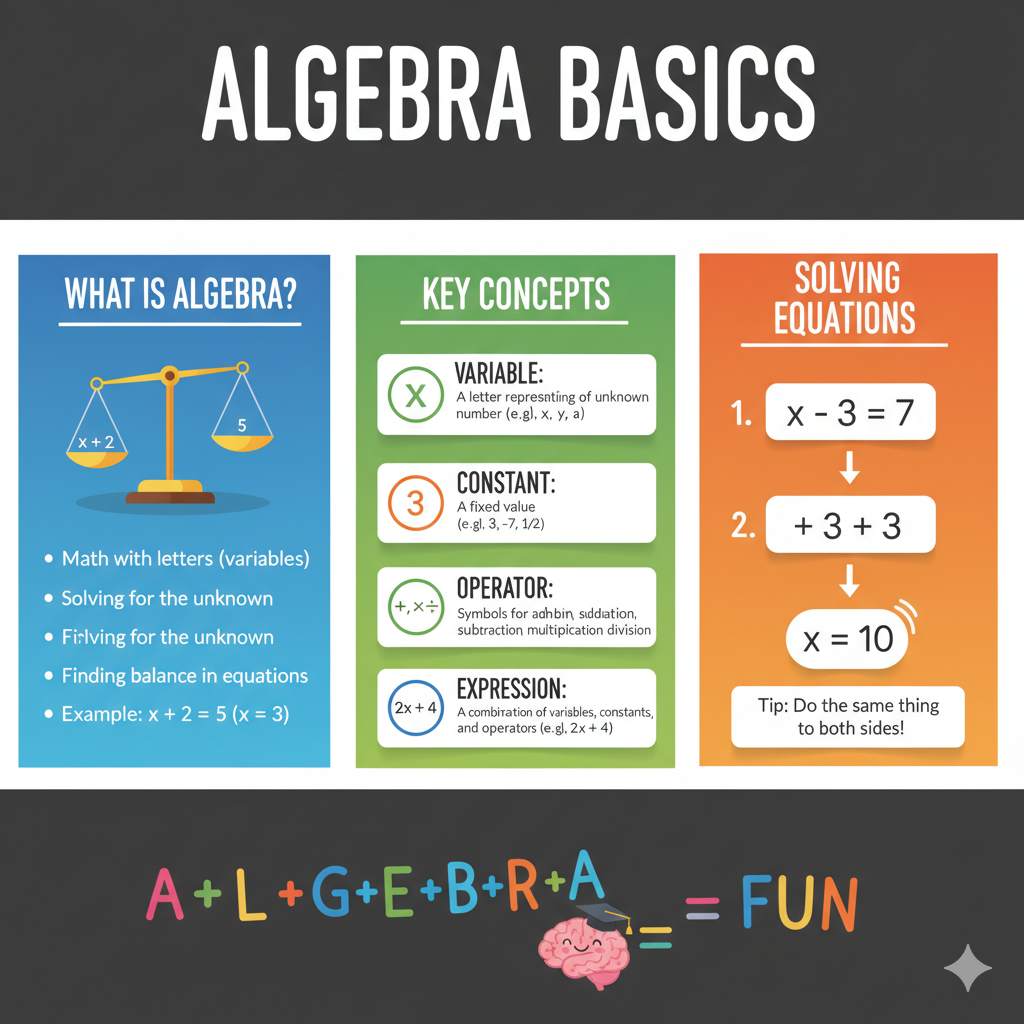 Algebra Infographics